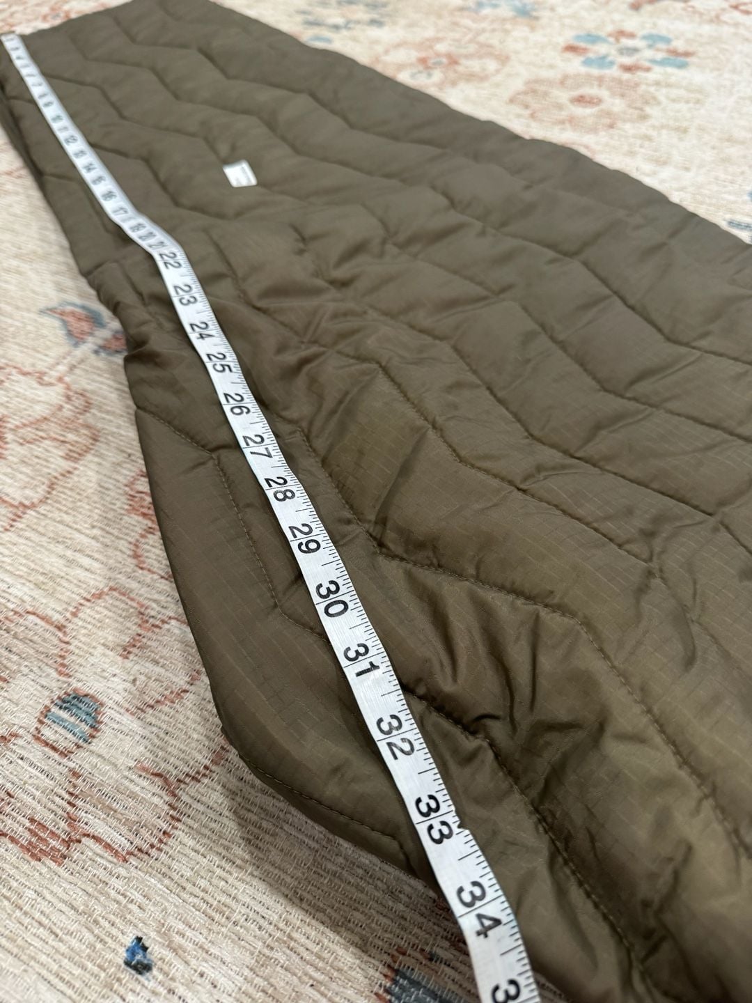Vintage 2001 German Military Quilted Liner Pants Gorpcore Olive 56/58 XL 8