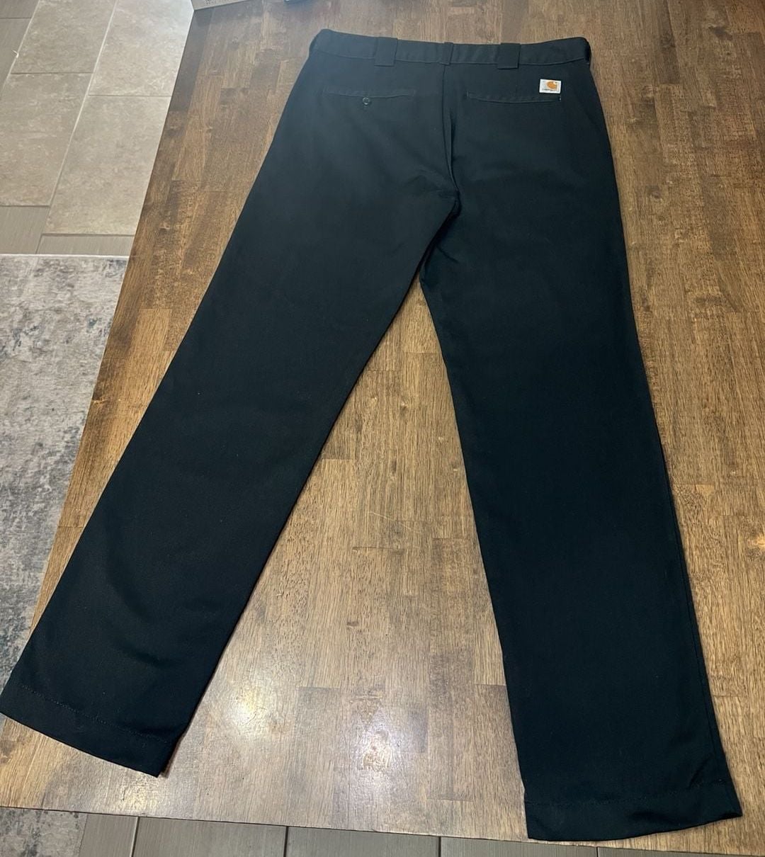 Carhartt WIP Master Pant Size 32x32 Black Twill Work Trousers 3