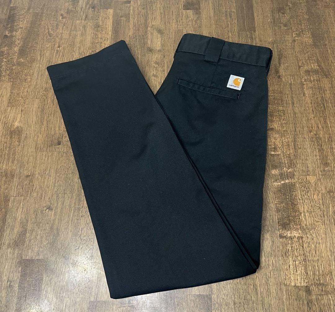 Carhartt WIP Master Pant Size 32x32 Black Twill Work Trousers 2