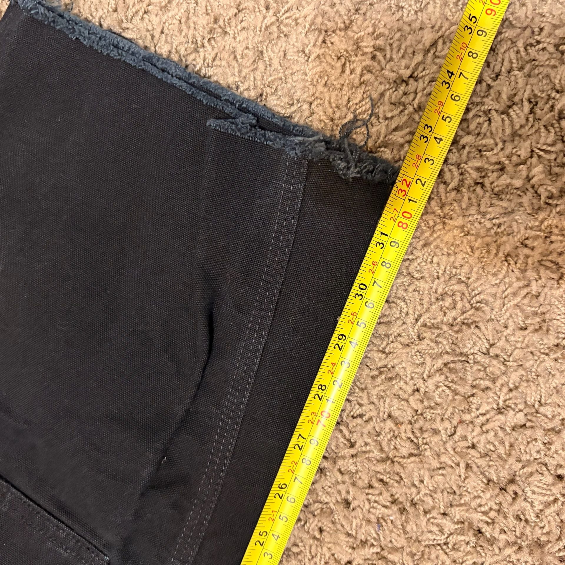 Carhartt Double Knee Loose Fit Work Pants Size 34x34 Black 10