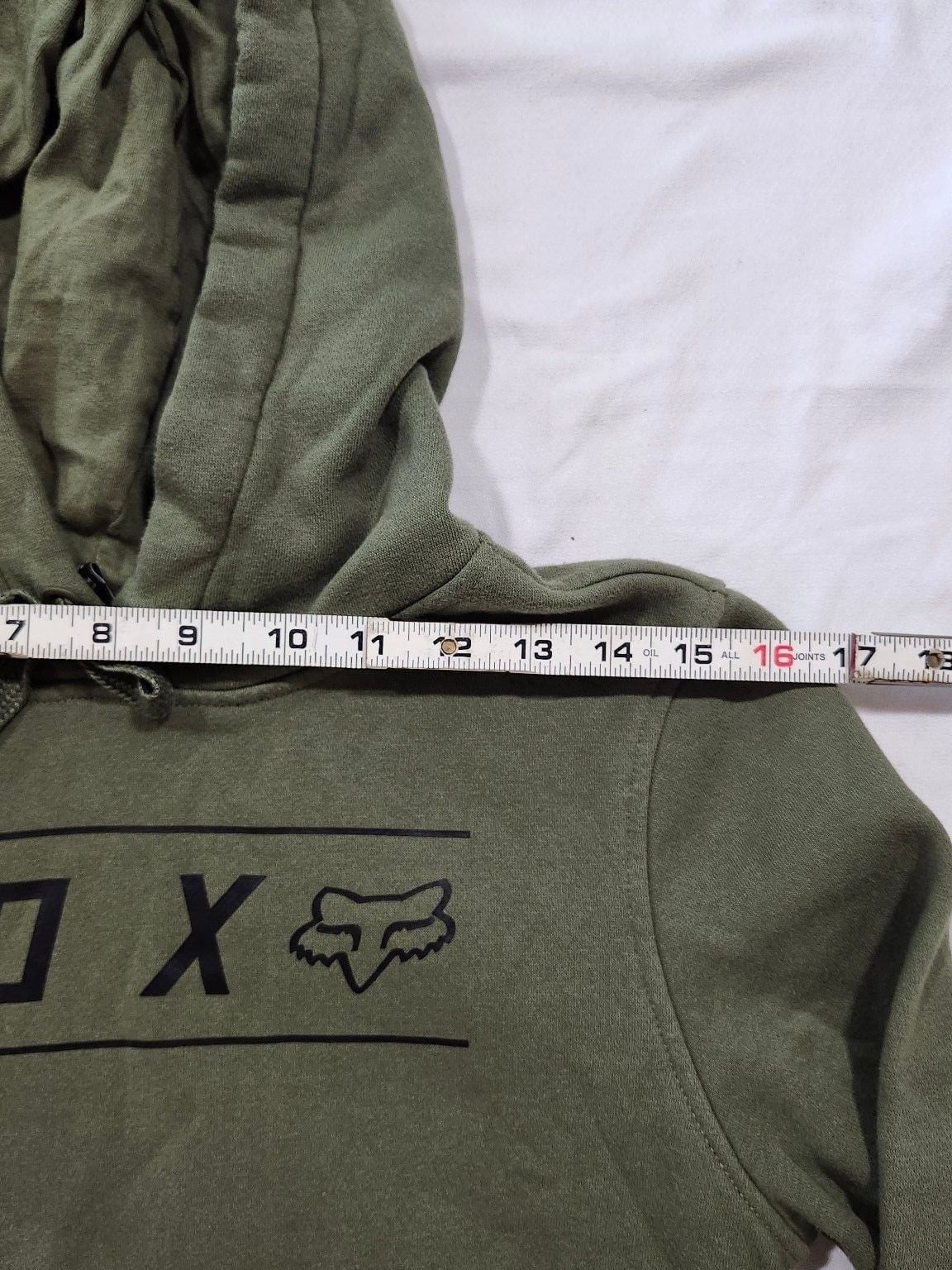 Fox Racing Hoodie Olive Green Pullover Sweatshirt 6