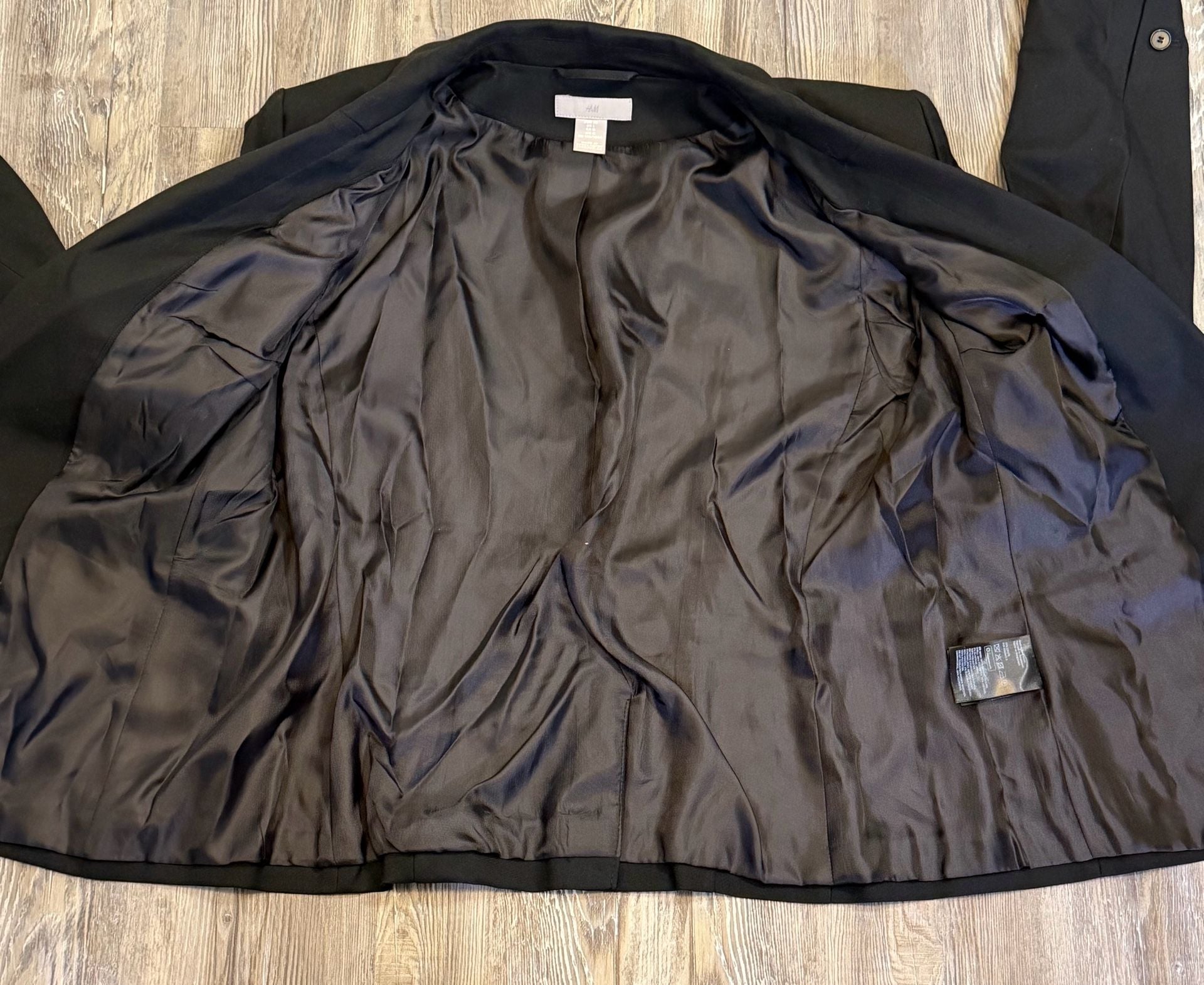 H&M Black Blazer Size L 7