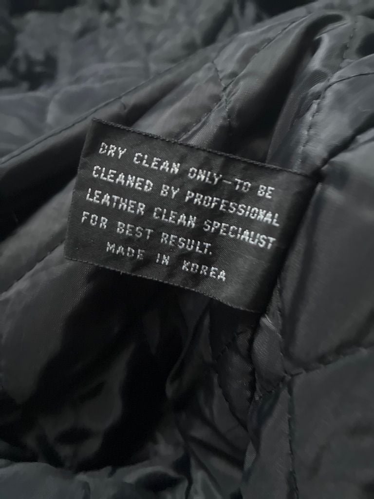 Vintage Leather Jacket Black 3