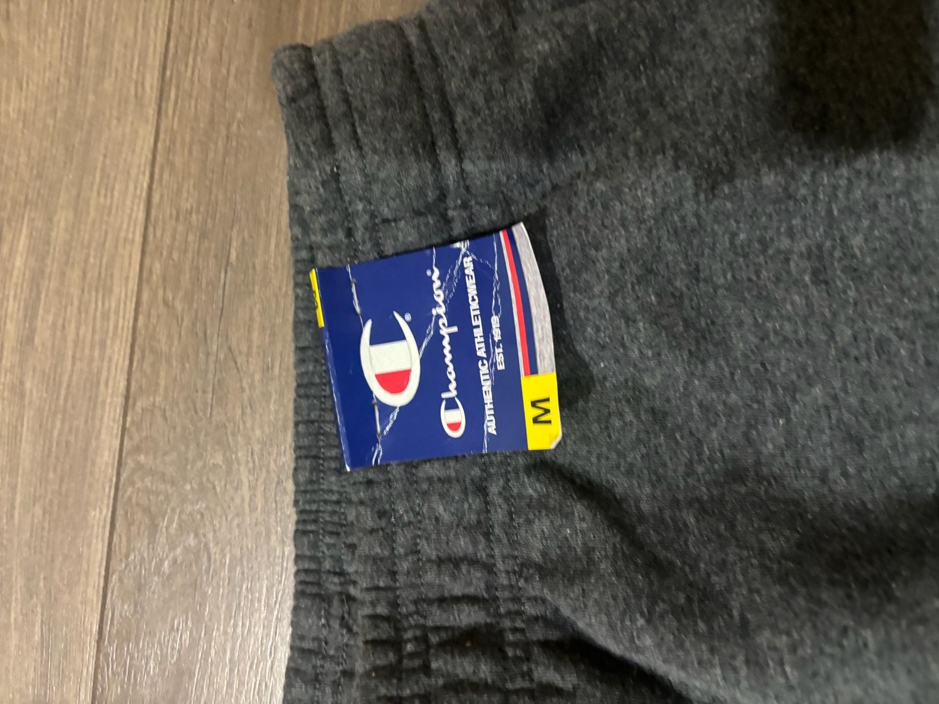 Champion Sweatpants Size M Dark Gray Fleece Athletic Casual 4