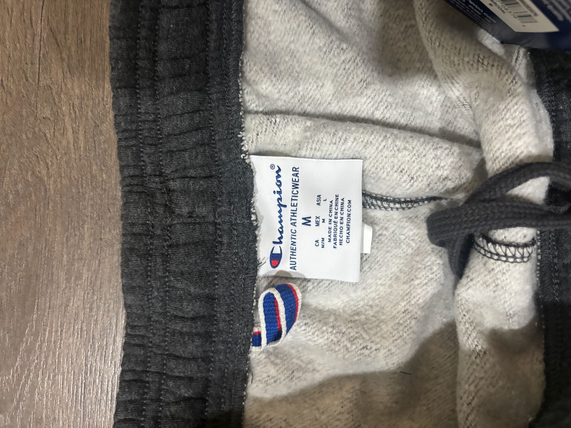 Champion Sweatpants Size M Dark Gray Fleece Athletic Casual 5