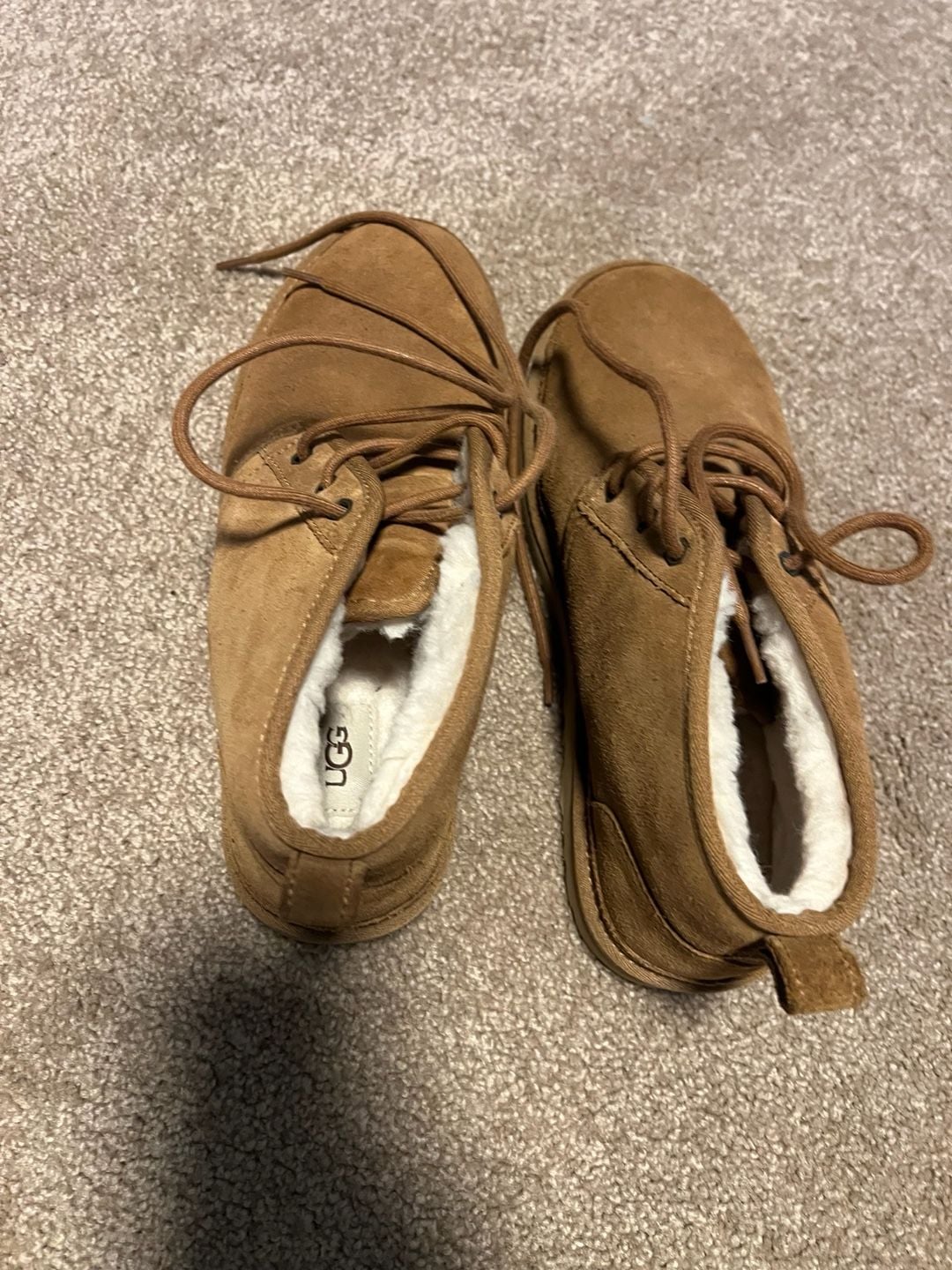 UGG Neumel Boots Chestnut Size 11 Brown Suede 2