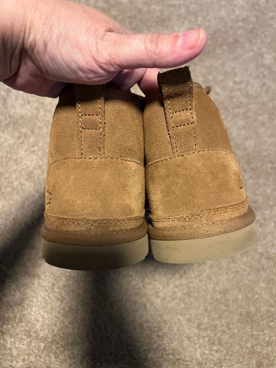 UGG Neumel Boots Chestnut Size 11 Brown Suede 3