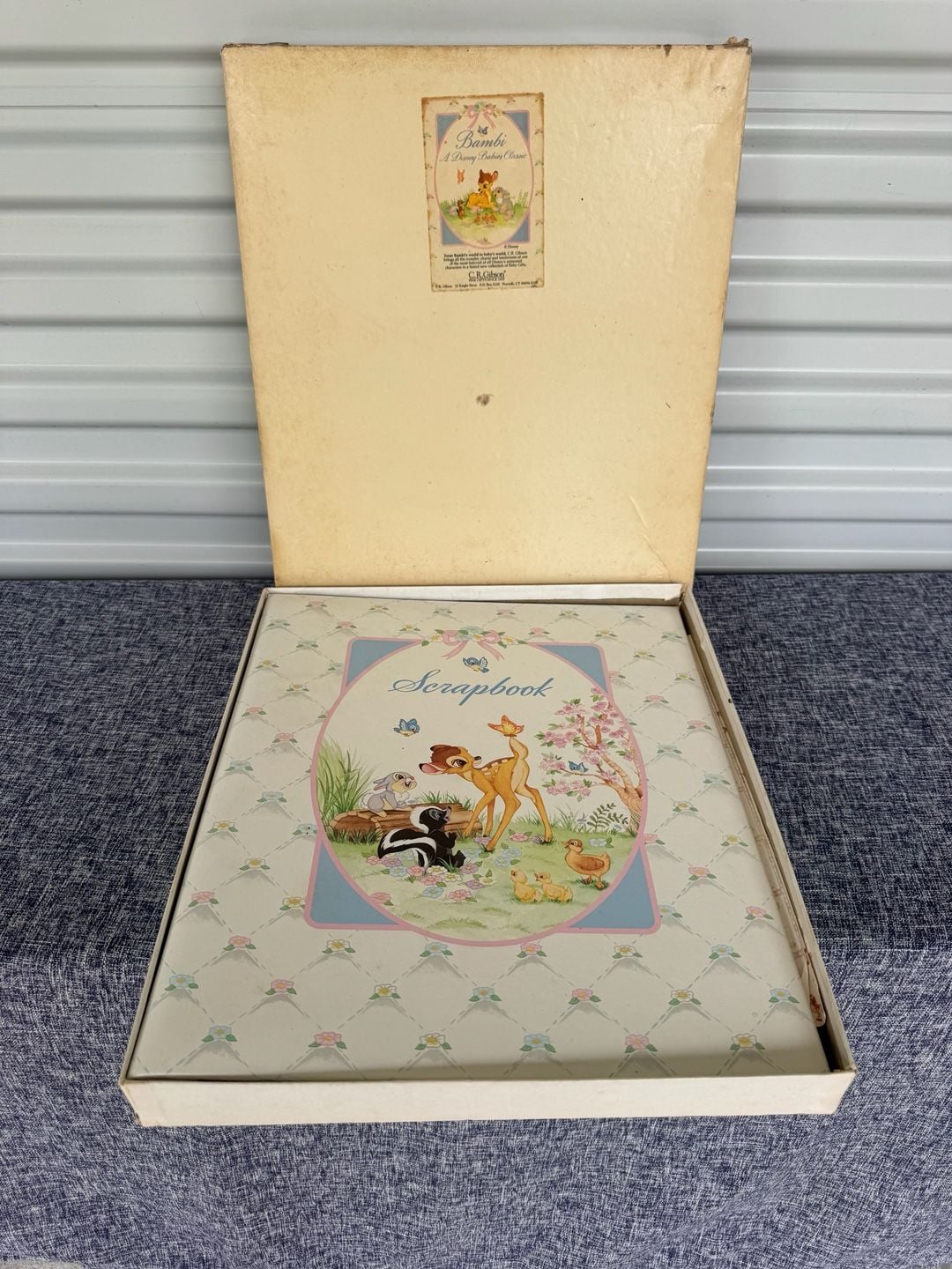 C.R. Gibson Bambi Disney Babies Classic Scrapbook Photo Album In Box 1