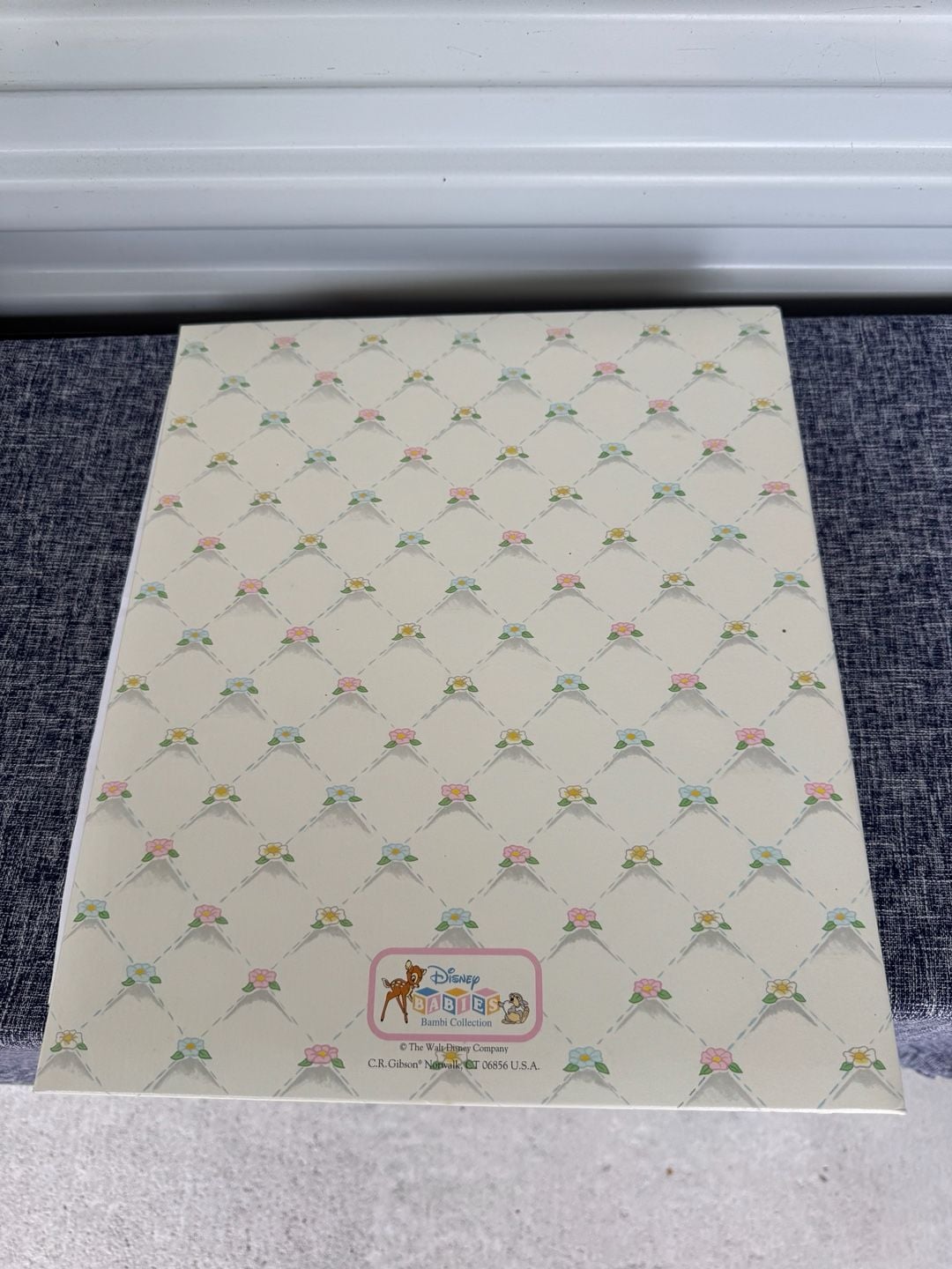 C.R. Gibson Bambi Disney Babies Classic Scrapbook Photo Album In Box 8