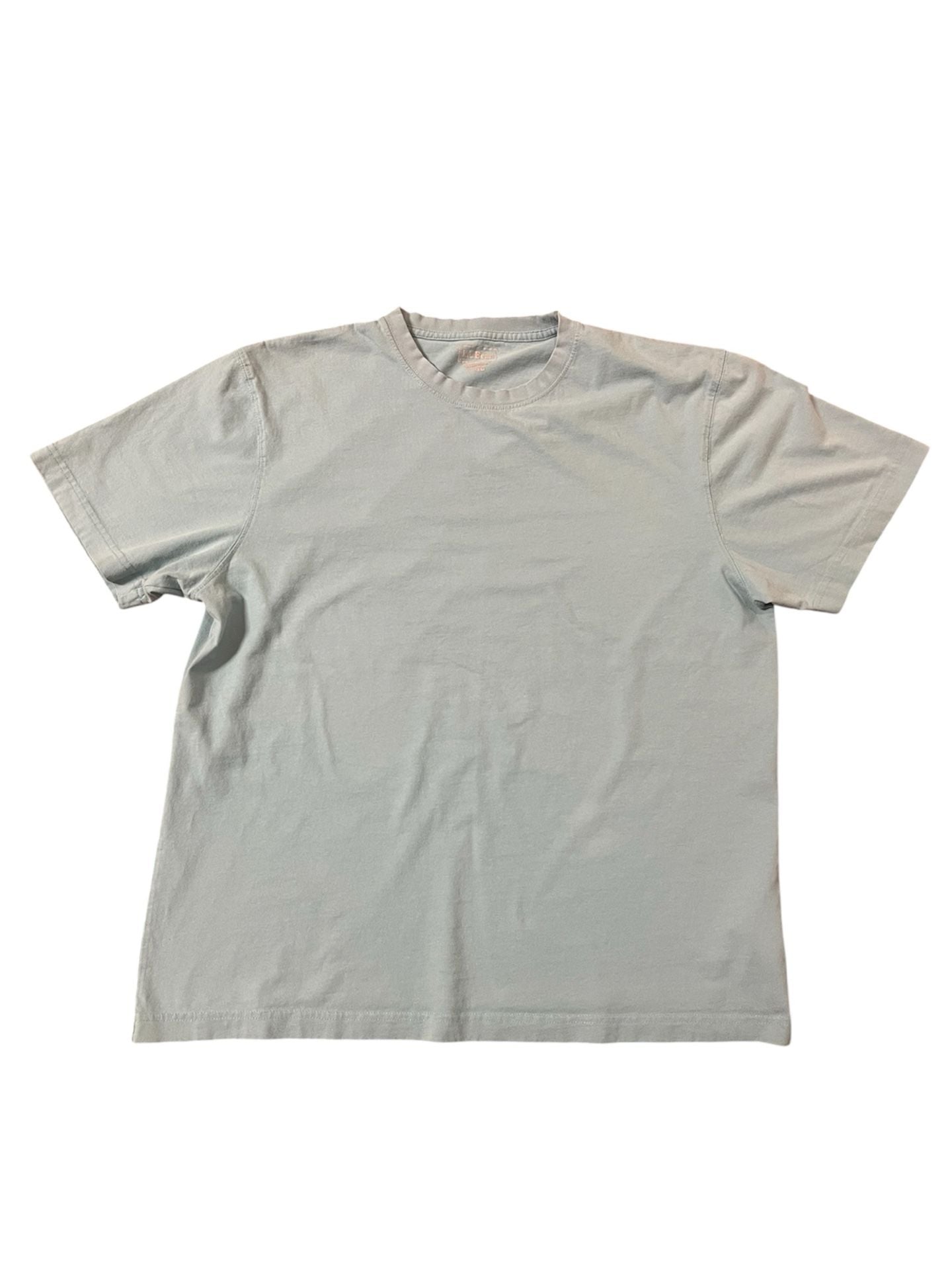 L.L.Bean T-Shirt Size L REG Light Blue Traditional Fit 2