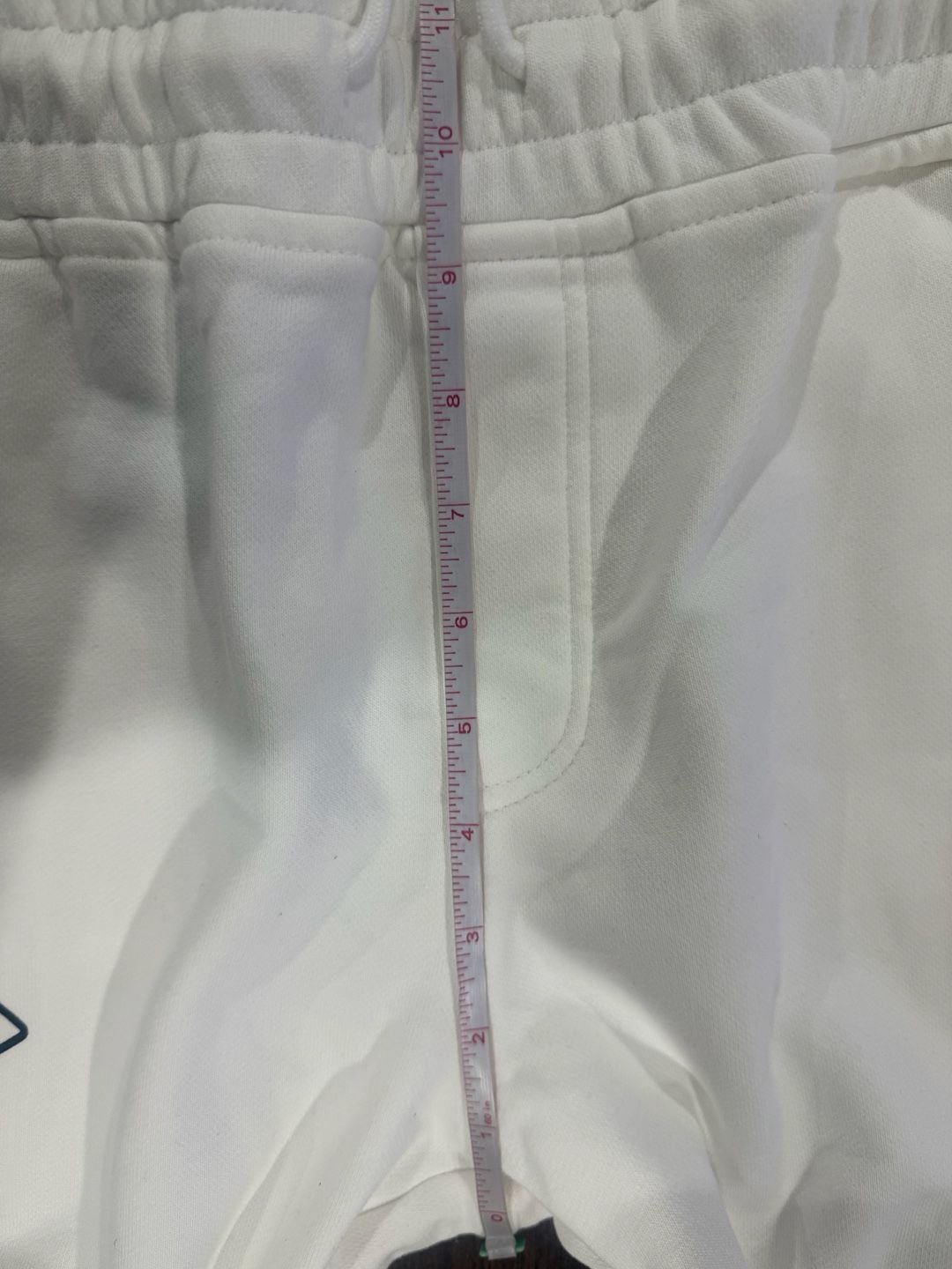 RtA Men’s Medium White Racing Graphic Joggers Pit Crew Sweatpants With Tags 9