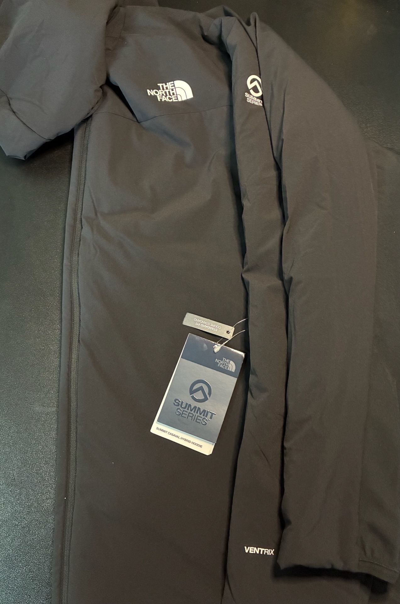 The North Face Summit Casaval Hybrid Hoodie Jacket Black Ventrix 2