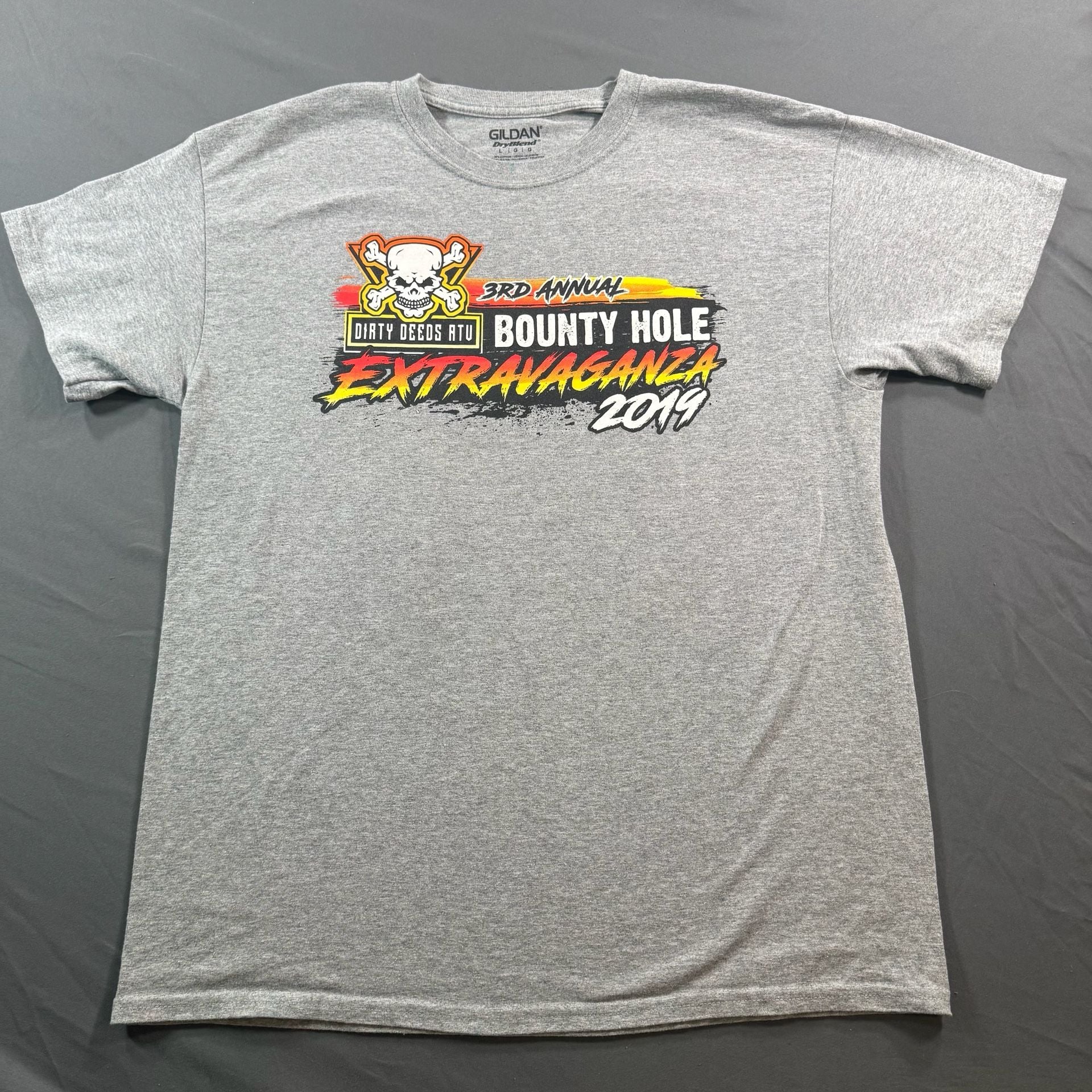 Dirty Deeds ATV Bounty Hole Extravaganza 2019 Palatka Florida T-Shirt Large 2
