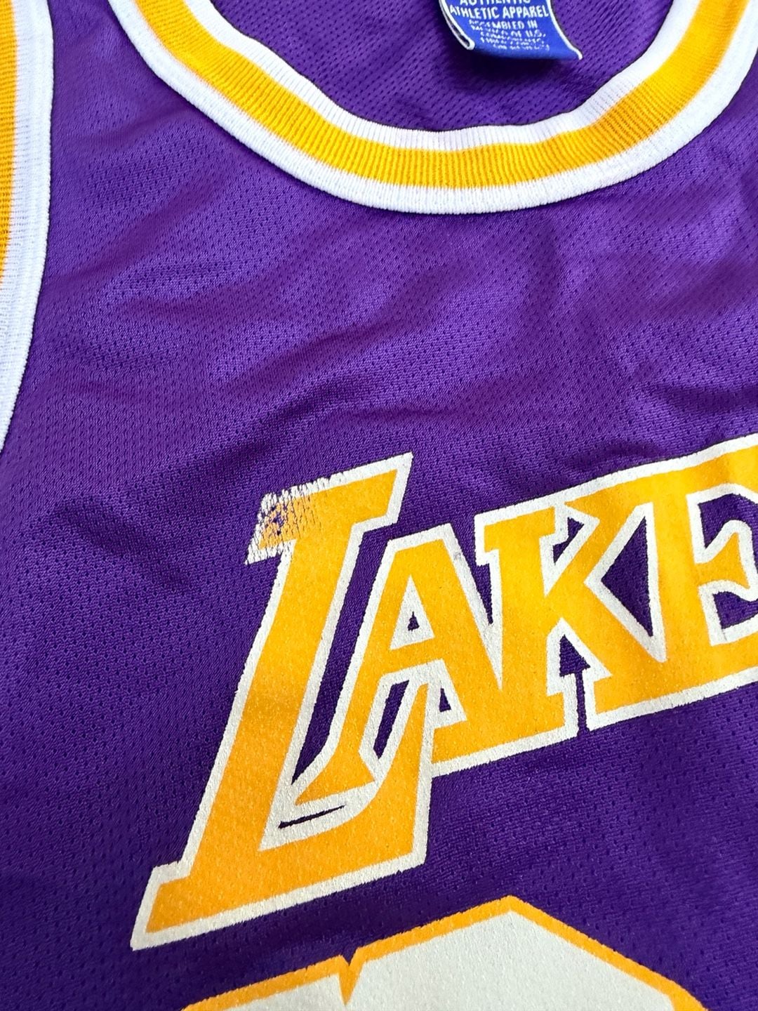 Vintage Champion LA Lakers Shaquille O'Neal 34 Jersey Size L 14-16 4