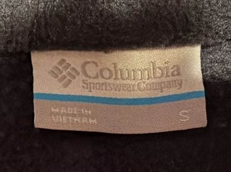 Columbia Full Zip Fleece Jacket Size S Black 4