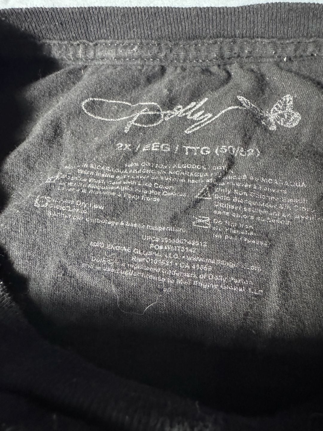 Dolly Parton Graphic T-Shirt Black 3