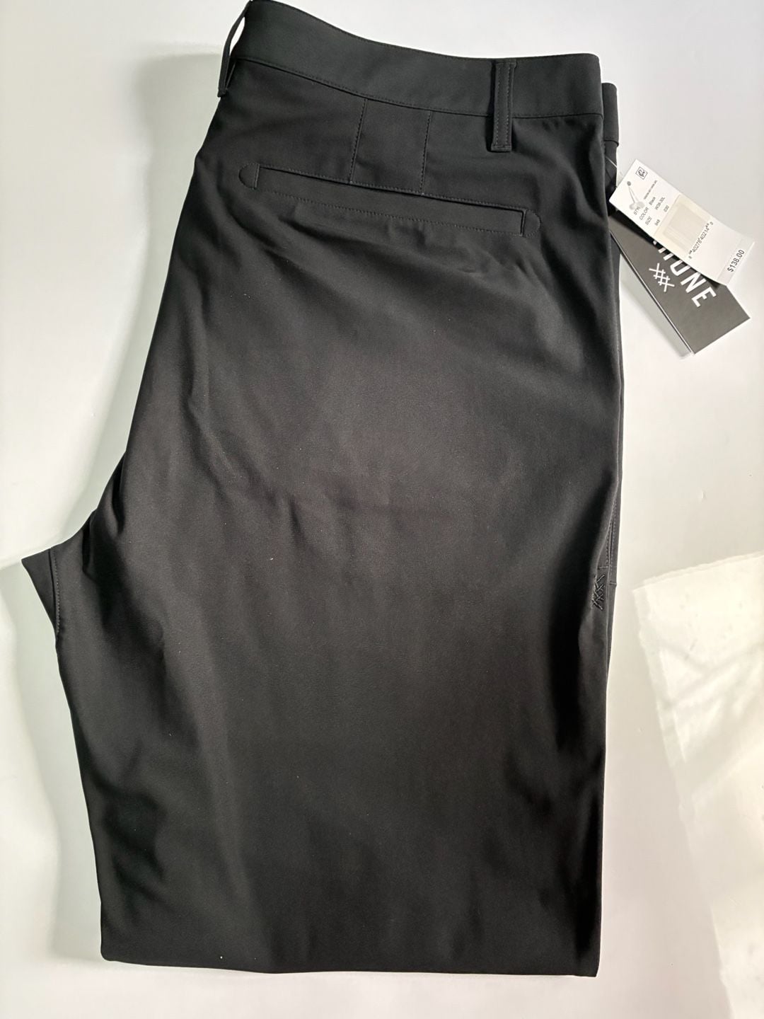 Rhone Commuter Pants Slim W38-30L Black Flex-Knit 2