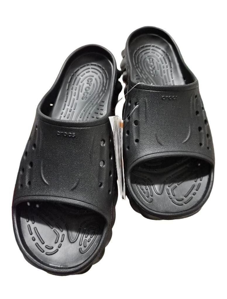 Crocs Echo Slide Size M11 Black Sandals New With Tags 8
