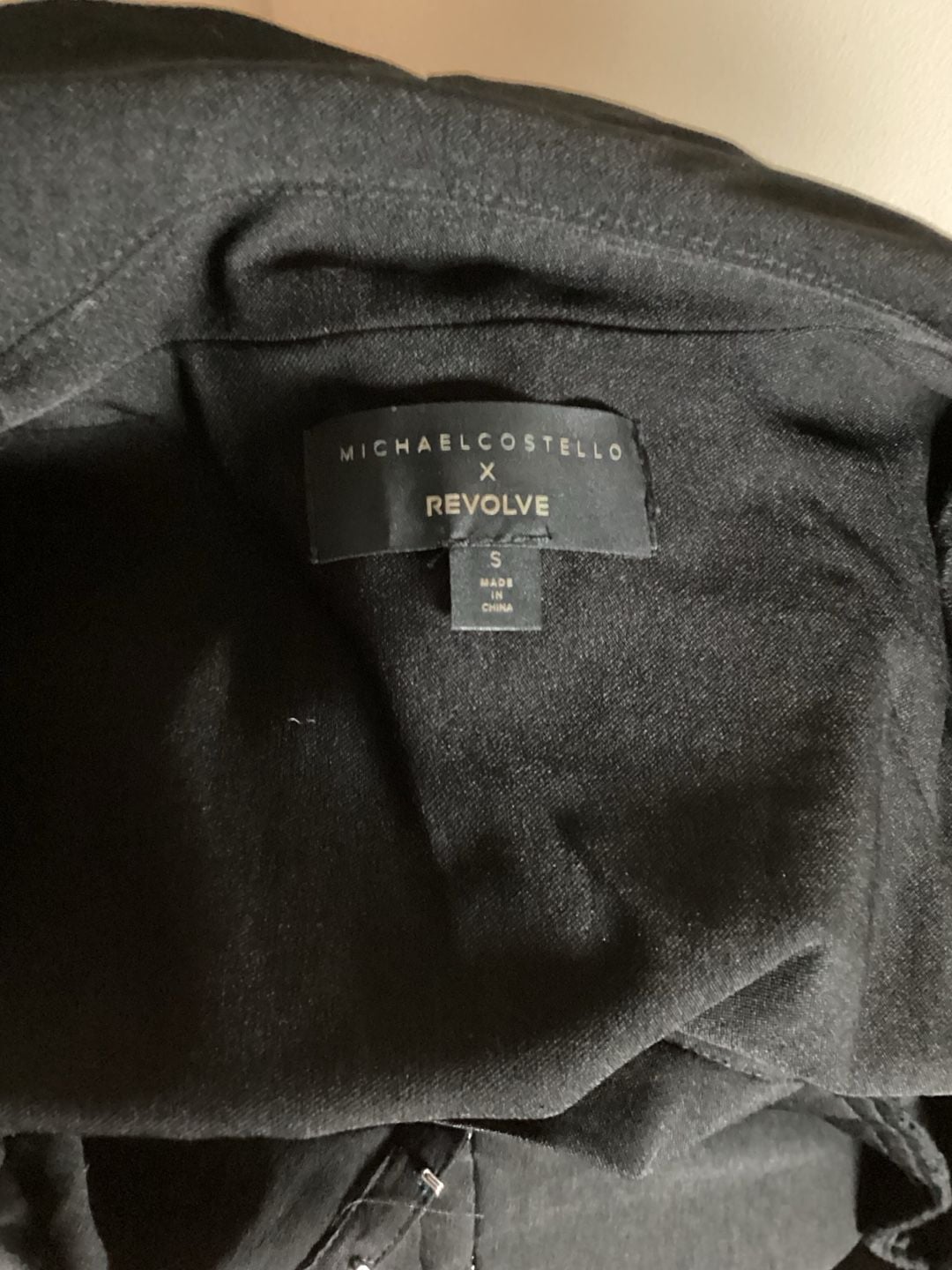 Michael Costello x Chase Jacket Dress in Black 3