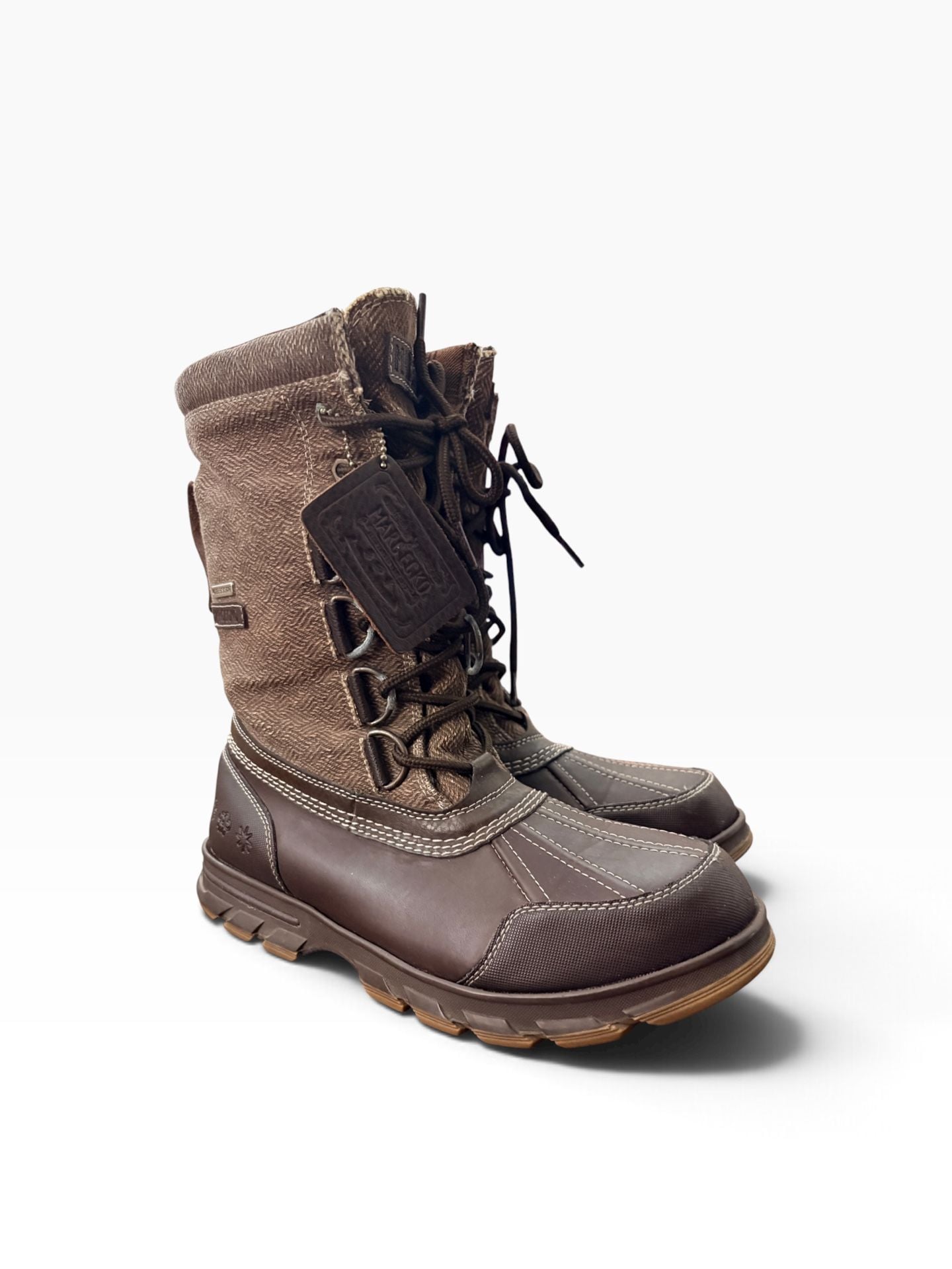 Marc Ecko Mens Snow Boots Brown 2
