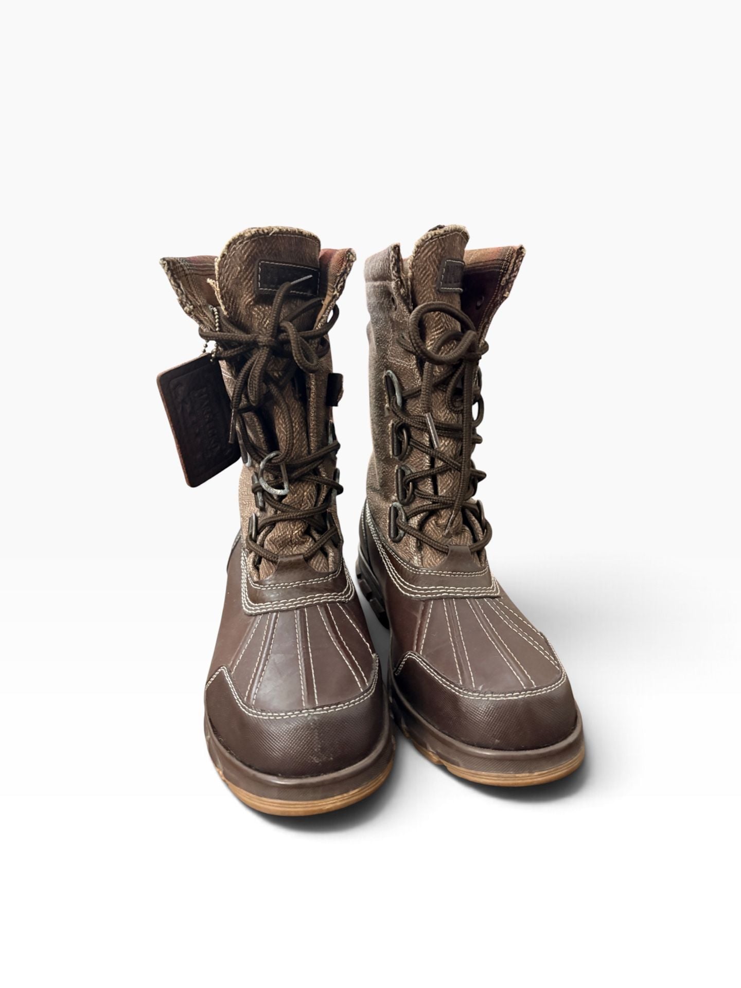 Marc Ecko Mens Snow Boots Brown 11