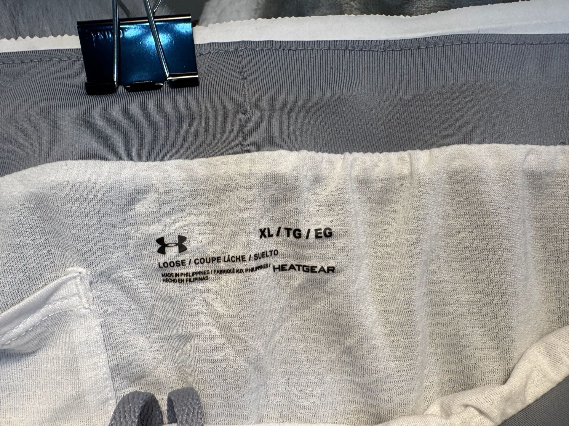 Under Armour HeatGear Shorts Size XL Gray Running 3