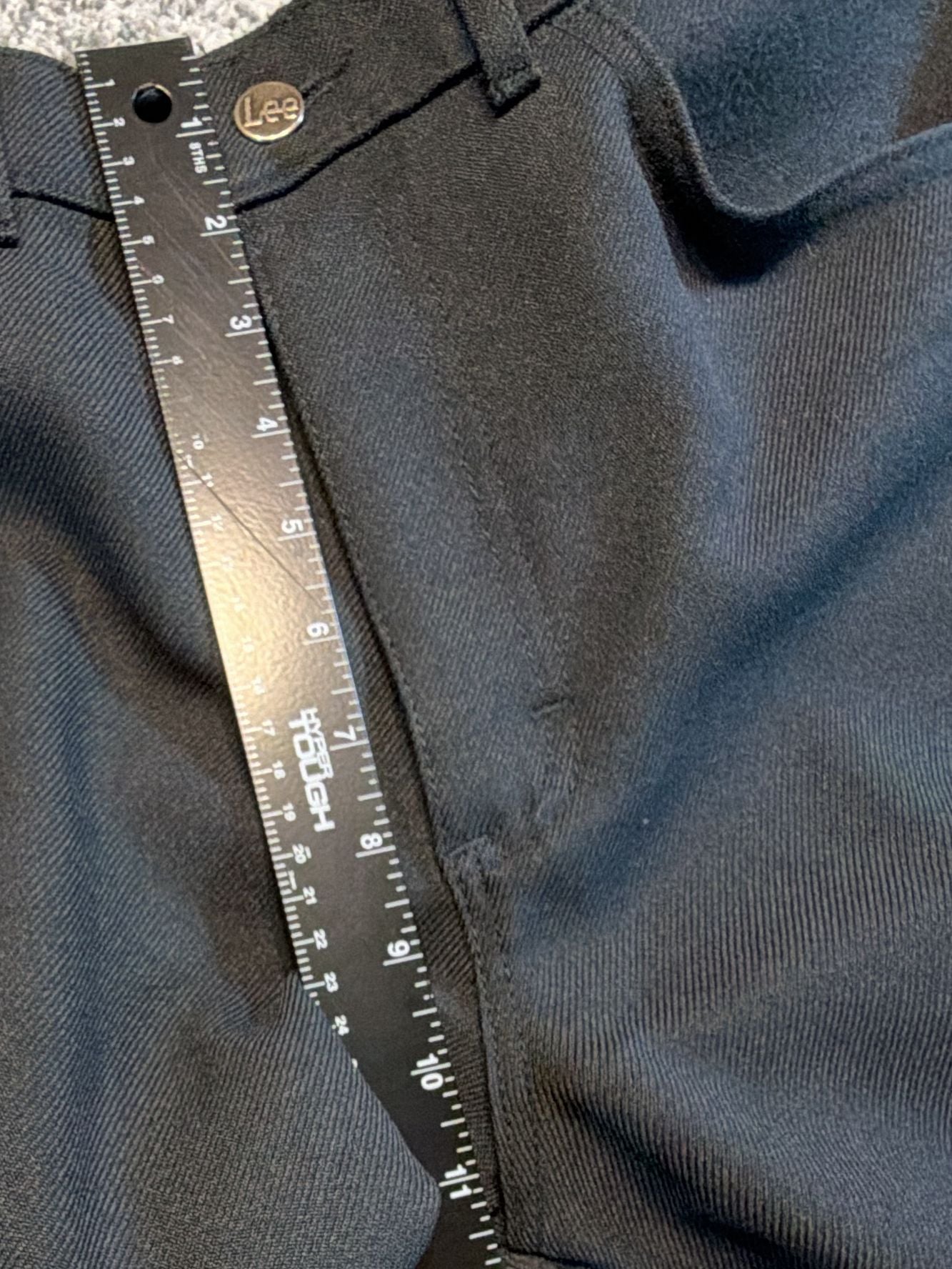 Lee Flare Dress Pants Men’s Size 32x32 Black Polyester Vintage 4