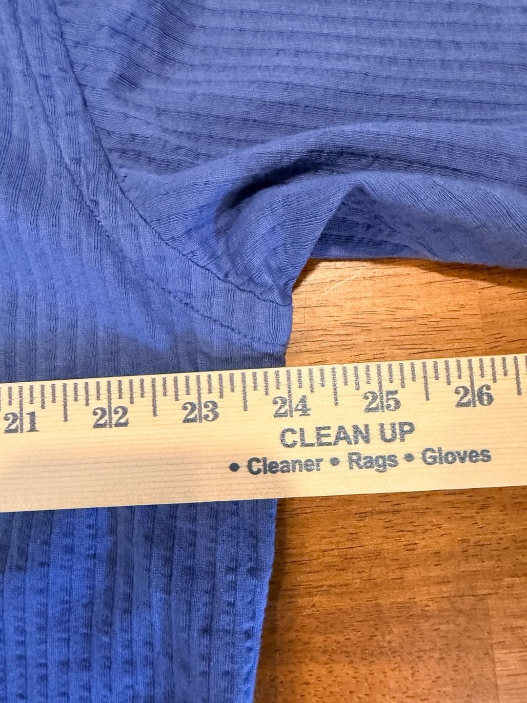 Cremieux Button-Up Shirt XL Blue Textured Short Sleeve Cotton Casual Top 6
