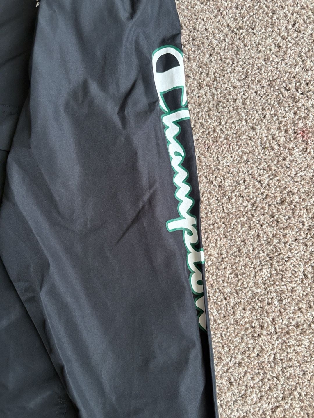 Champion Cal Poly Pomona Windbreaker Jacket Size M Black 5
