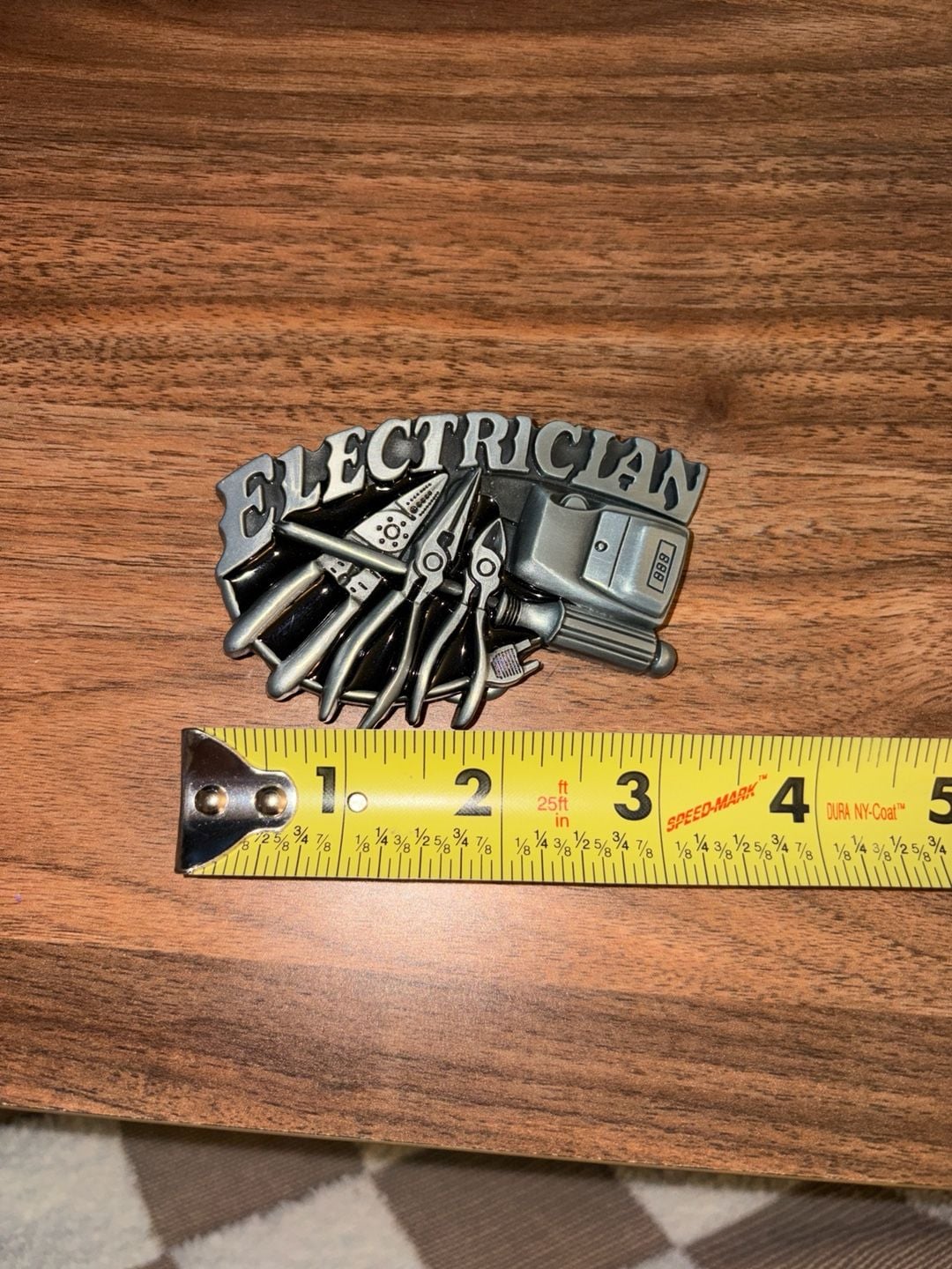 Electrician Tool Belt Buckle Metal Trade Theme 6