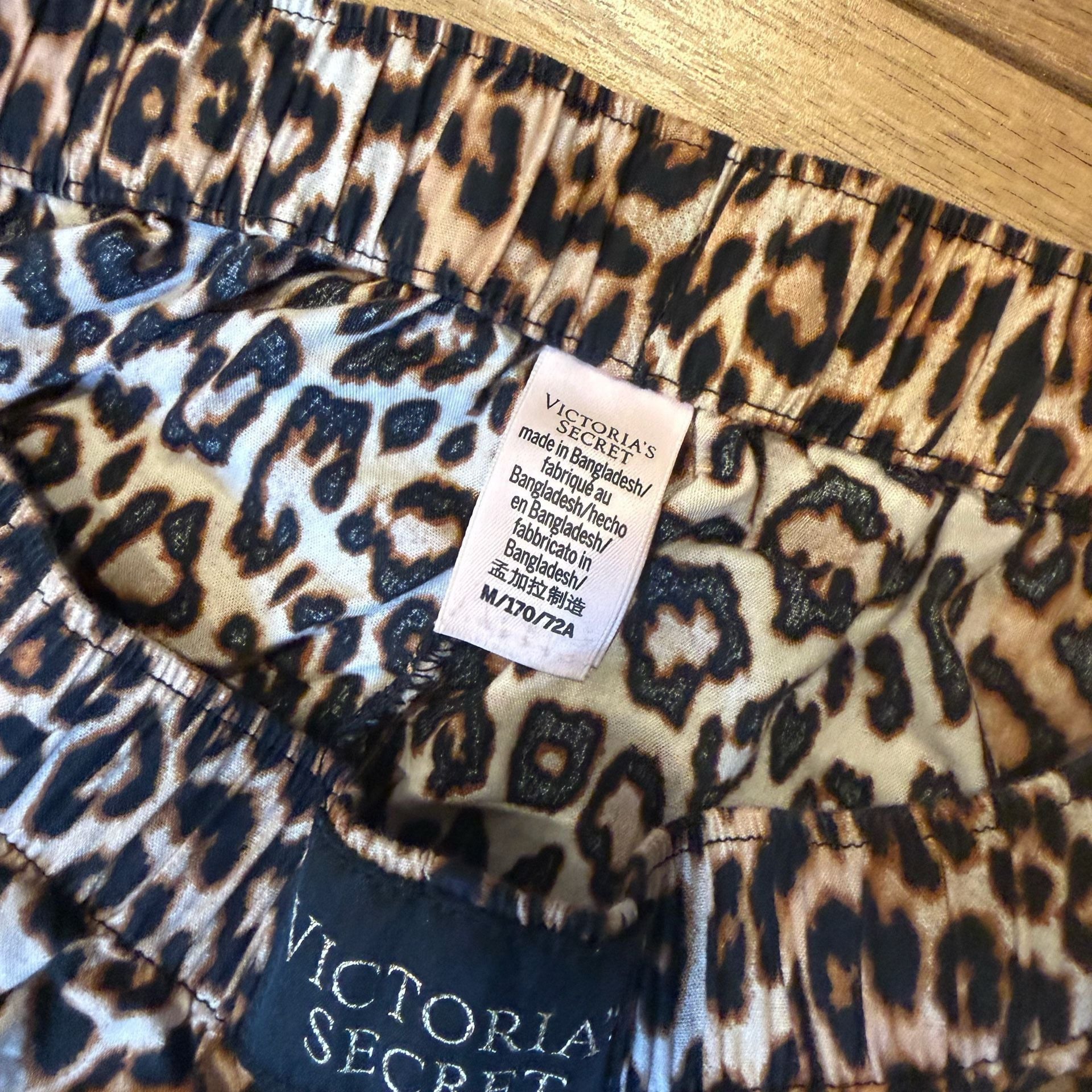 Victoria's Secret Leopard Print Pajama Shorts Size M 5