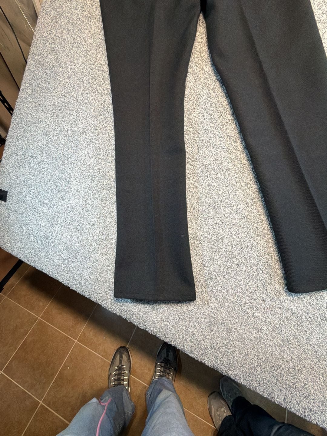 Lee Flare Dress Pants Men’s Size 32x32 Black Polyester Vintage 10