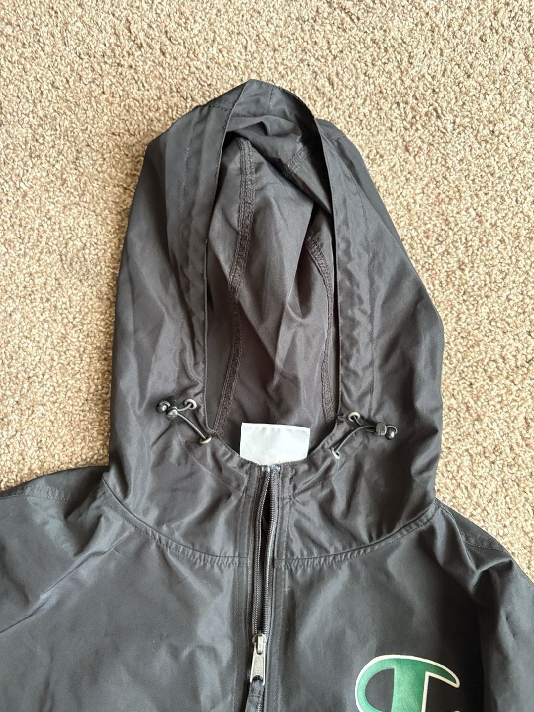 Champion Cal Poly Pomona Windbreaker Jacket Size M Black 6