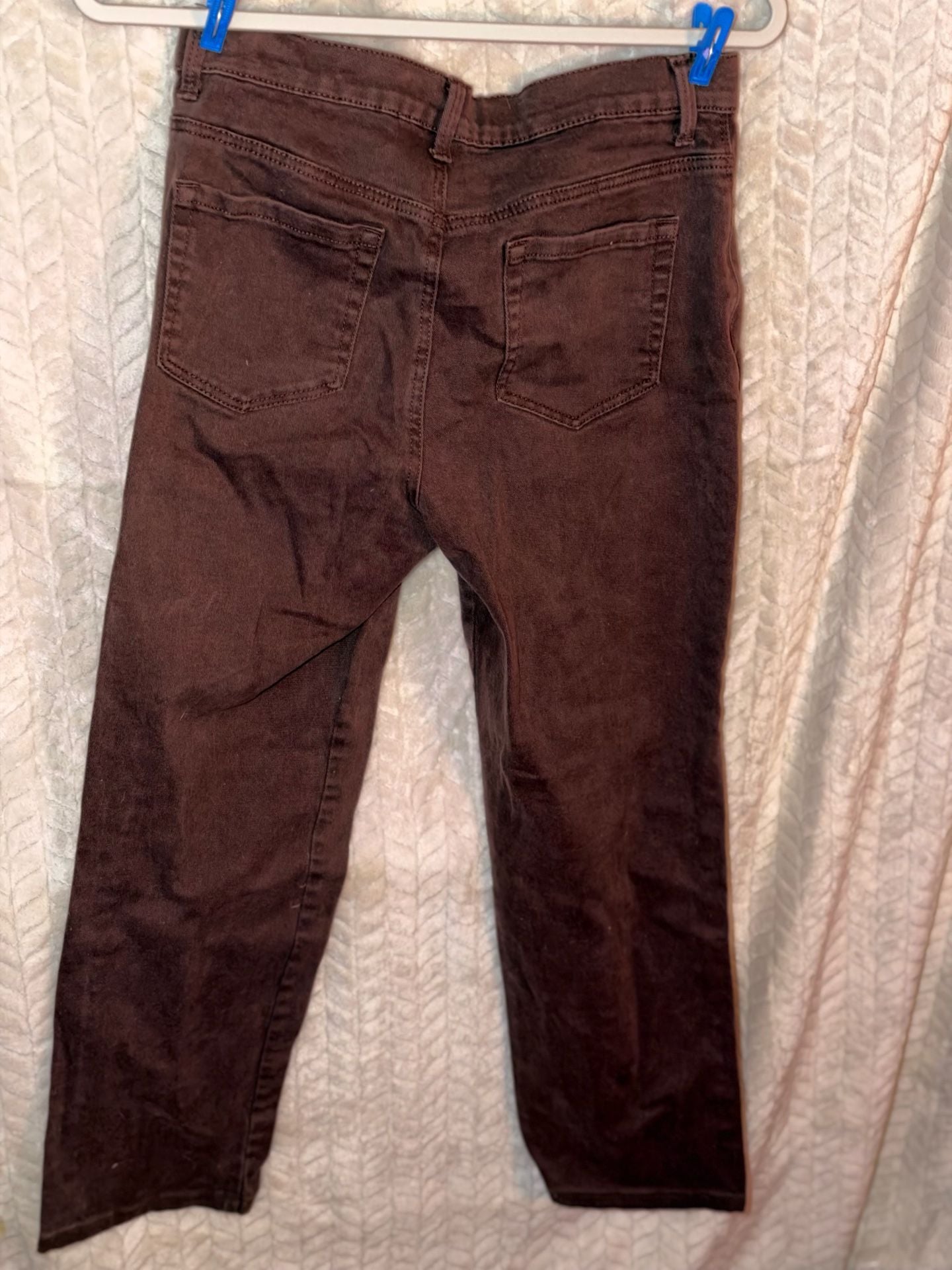 Gloria Vanderbilt Amanda Slim Jeans Size 8 Brown Straight Leg 3