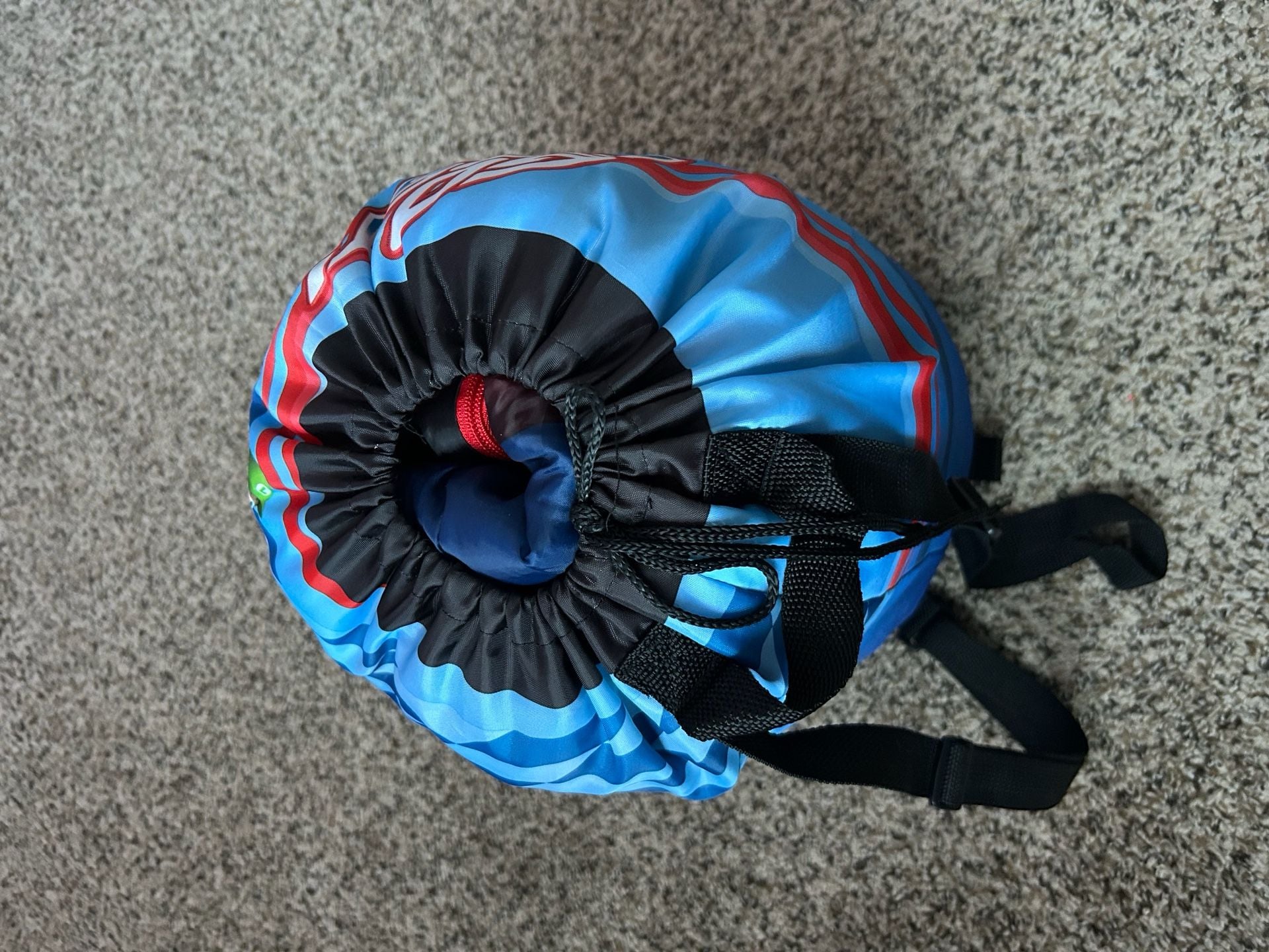 Nintendo Mario Kart Sleeping Bag with Backpack Sling 4