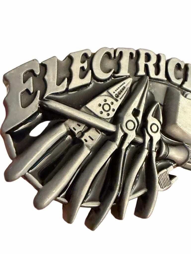Electrician Tool Belt Buckle Metal Trade Theme 4