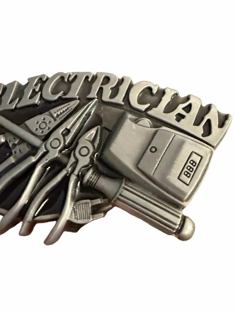 Electrician Tool Belt Buckle Metal Trade Theme 3