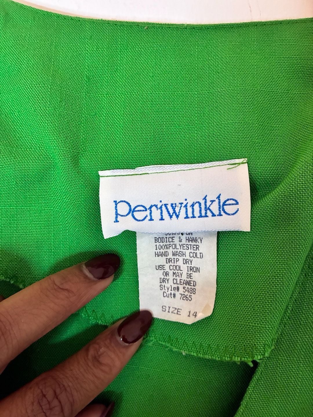 Women’s Green Blazer Jacket Women’s Size 14 Striped Cuffs 7
