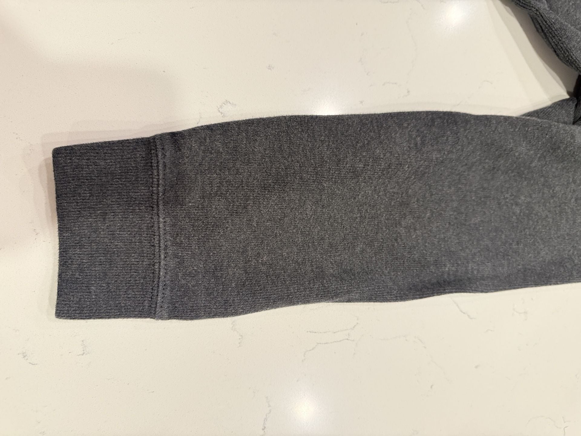 Polo By Ralph Lauren Quarter Zip Sweater Size L Charcoal Gray Cotton 7