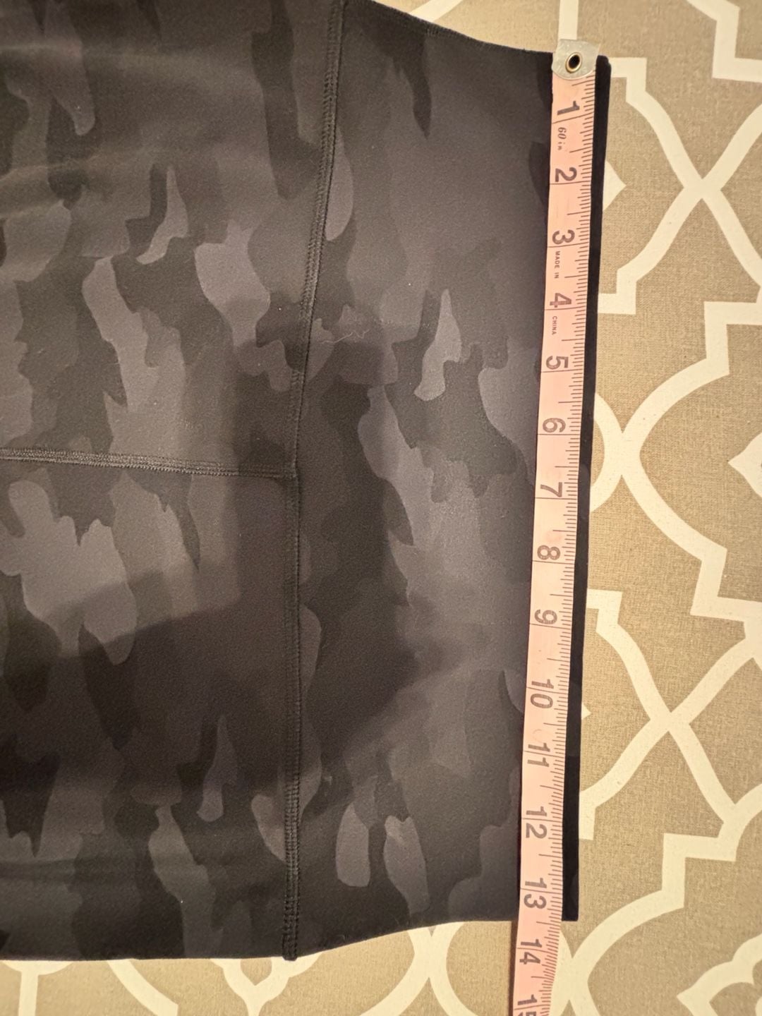 CRZ YOGA Butterluxe High Rise Biker Shorts Camouflage 5