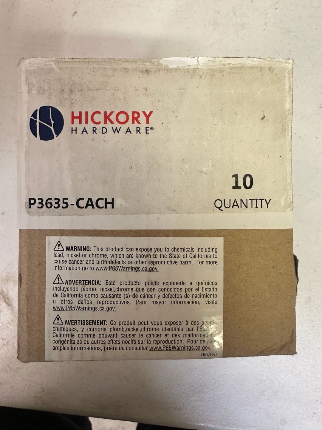 10 Pk Hickory Hardware Midway 5-1/16-in (128mm) C/C 8