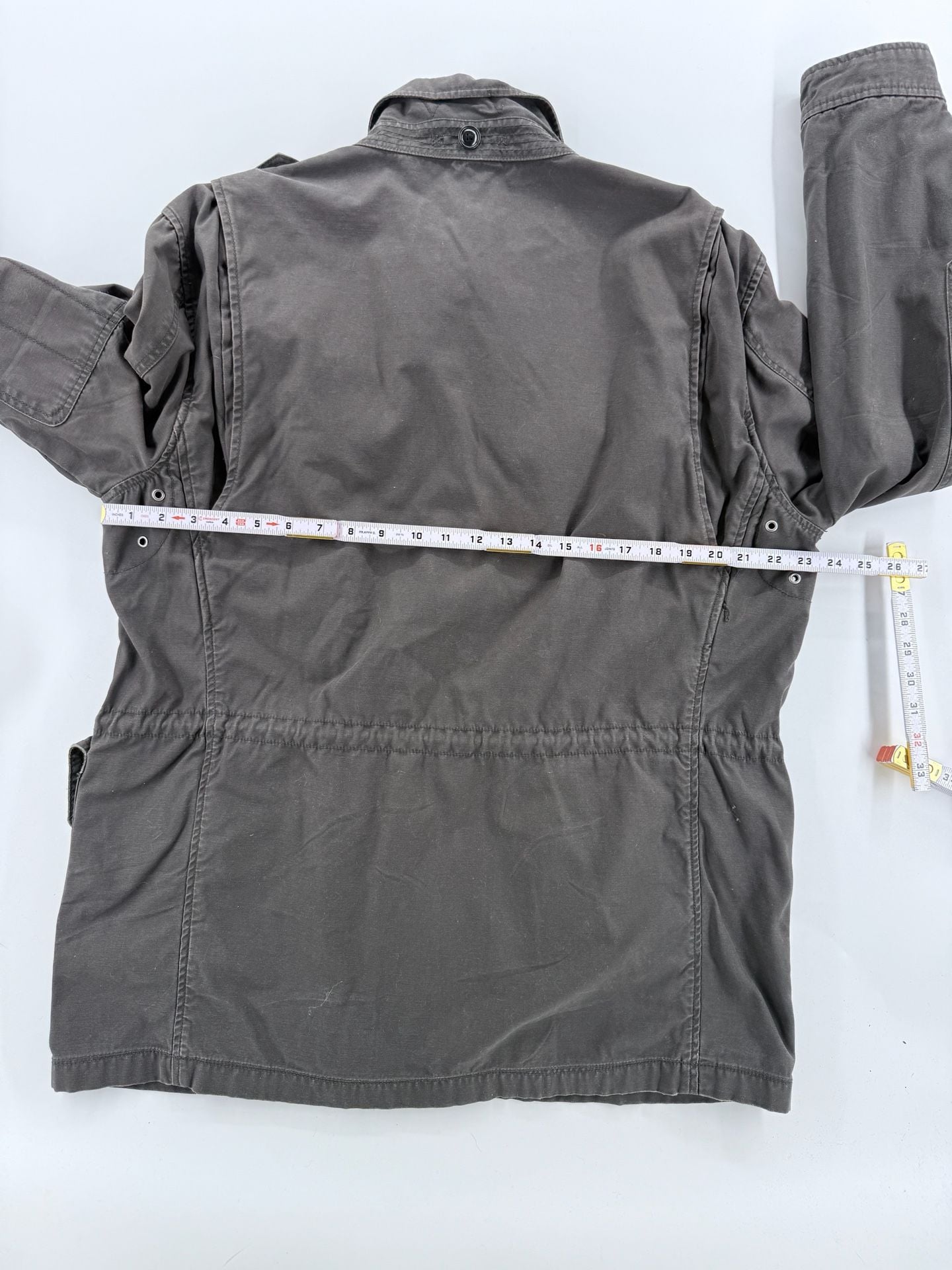 J.Crew A/22 Type G38 Military Field Jacket XL M65 Distressed Gray Utility 4