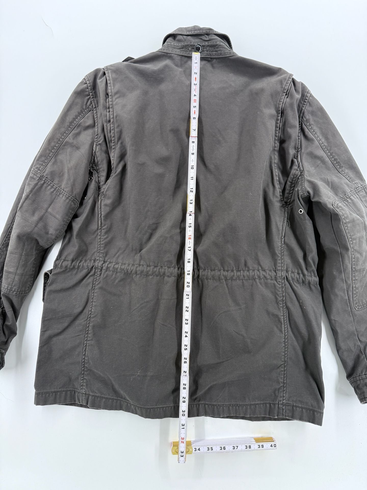 J.Crew A/22 Type G38 Military Field Jacket XL M65 Distressed Gray Utility 5