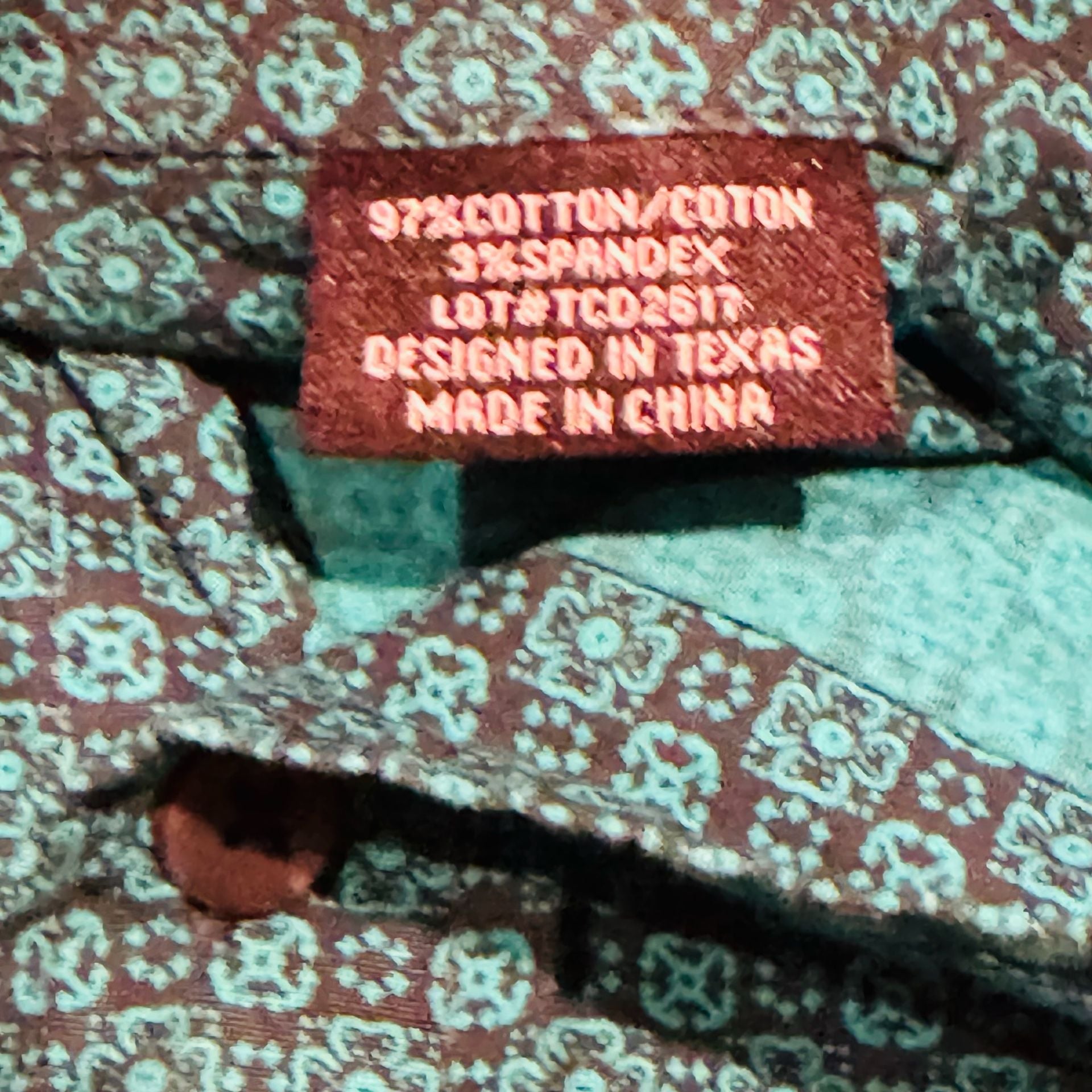 Panhandle Tuf Cooper Men’s M Western Shirt Rodeo Cowboy Pearl Snap Teal 8