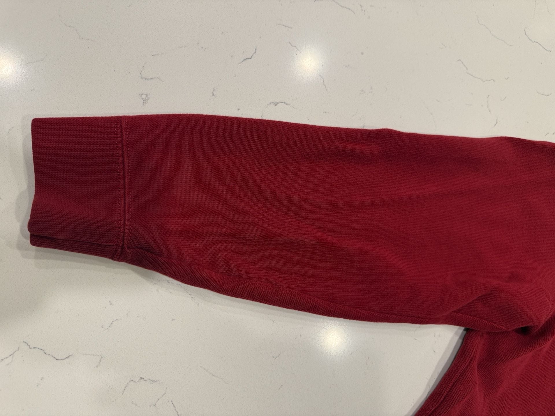 Polo By Ralph Lauren 1/2 Zip Pullover Size L Red Cotton Sweater 7