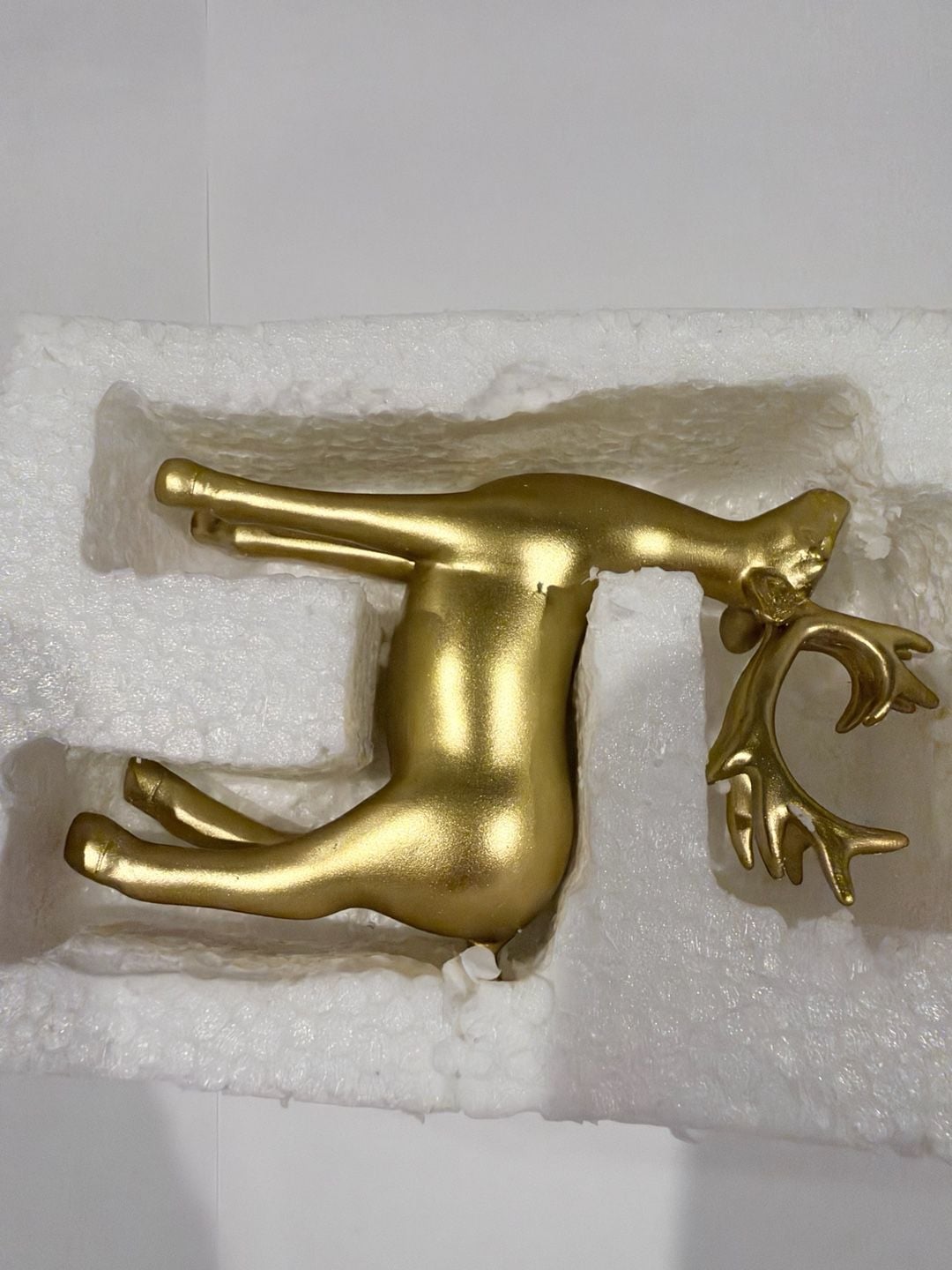 Gold Reindeer Figurines Christmas Elk Statues 7
