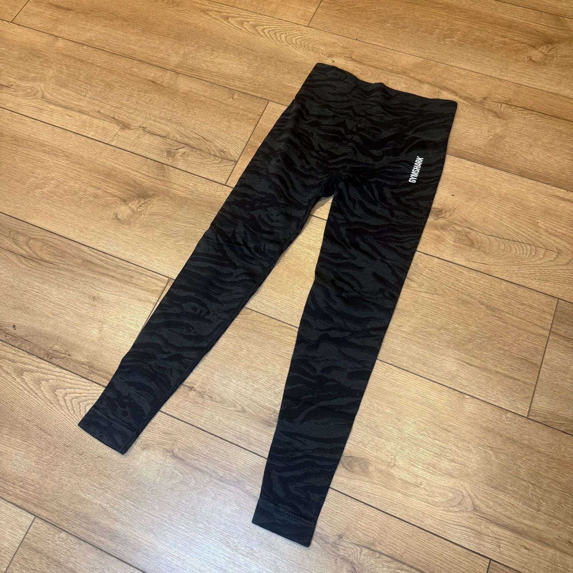 Gymshark Animal Seamless Leggings Black Tiger Camo 2