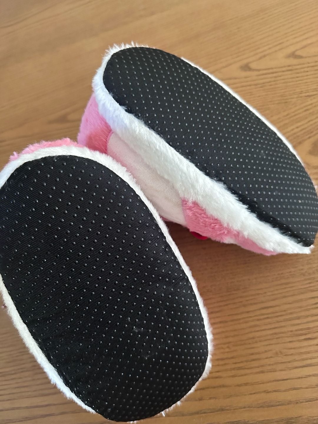 Nike Dunk Style Fuzzy Sneaker Slippers Pink White 6