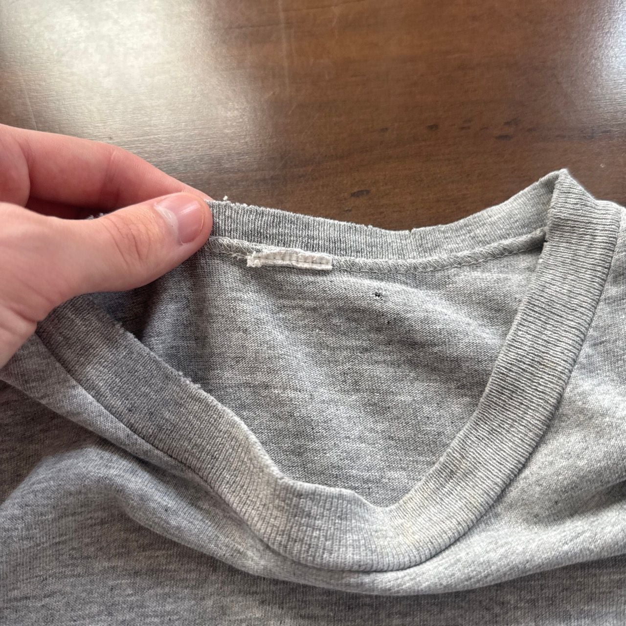 Old Navy American Flag T-Shirt Gray Vintage Y2K Tee 4