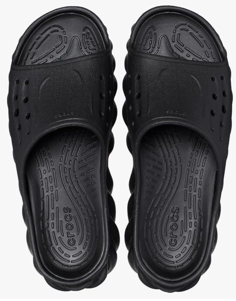 Crocs Echo Slide Size M11 Black Sandals New With Tags 10